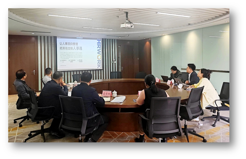 山东济南市人社局党组成员、副局长张维国一行莅临嘉联汇智科技山东公司调研走访